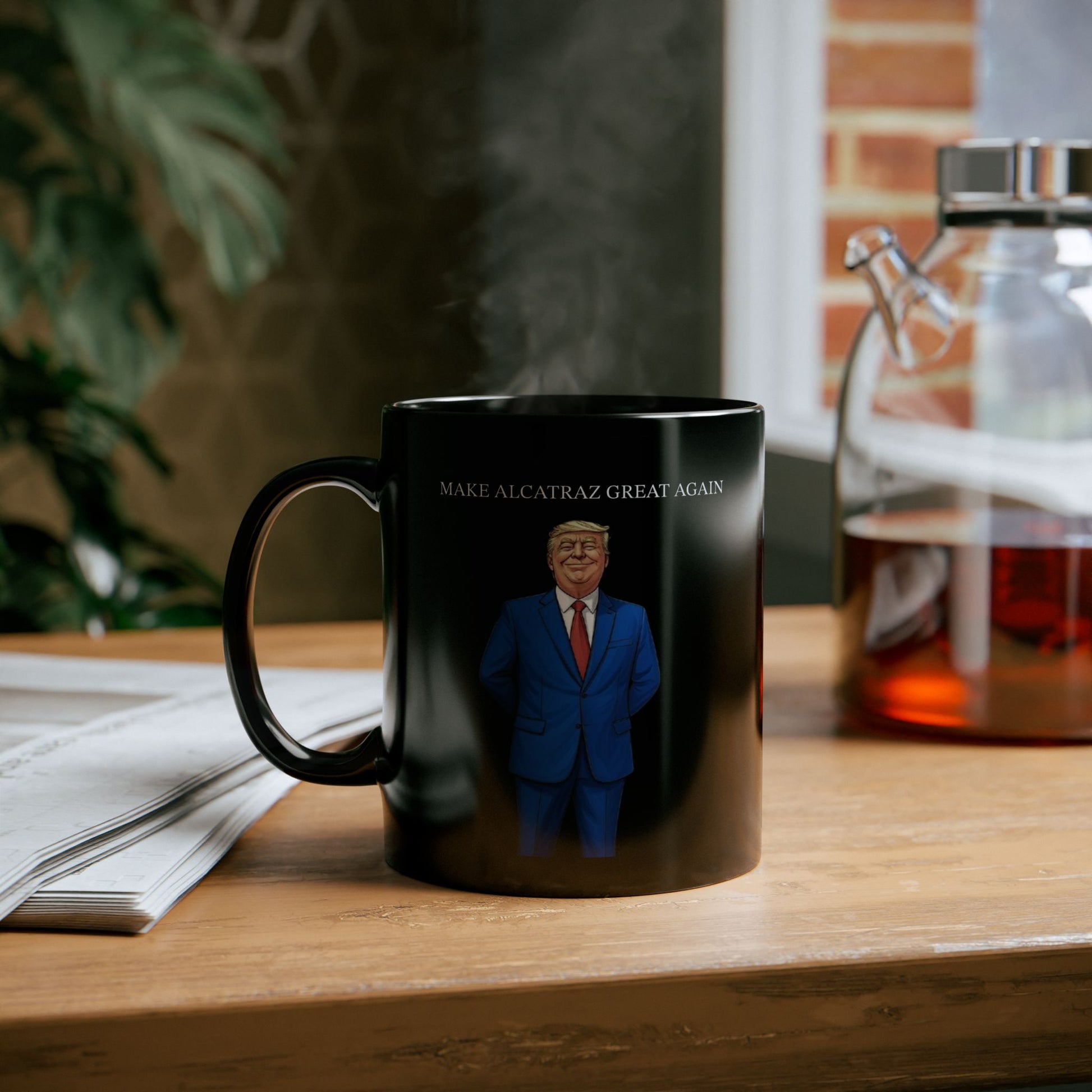 Mug - Political Satire Coffee Mug Make Alcatraz Great Again Trump Funny